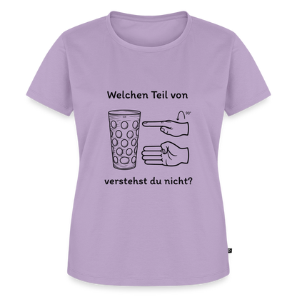 Richtige Schorle, Dubbeglas (woman) - Lavendel