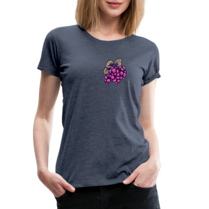 GrapeShirt (Woman) - Blau meliert