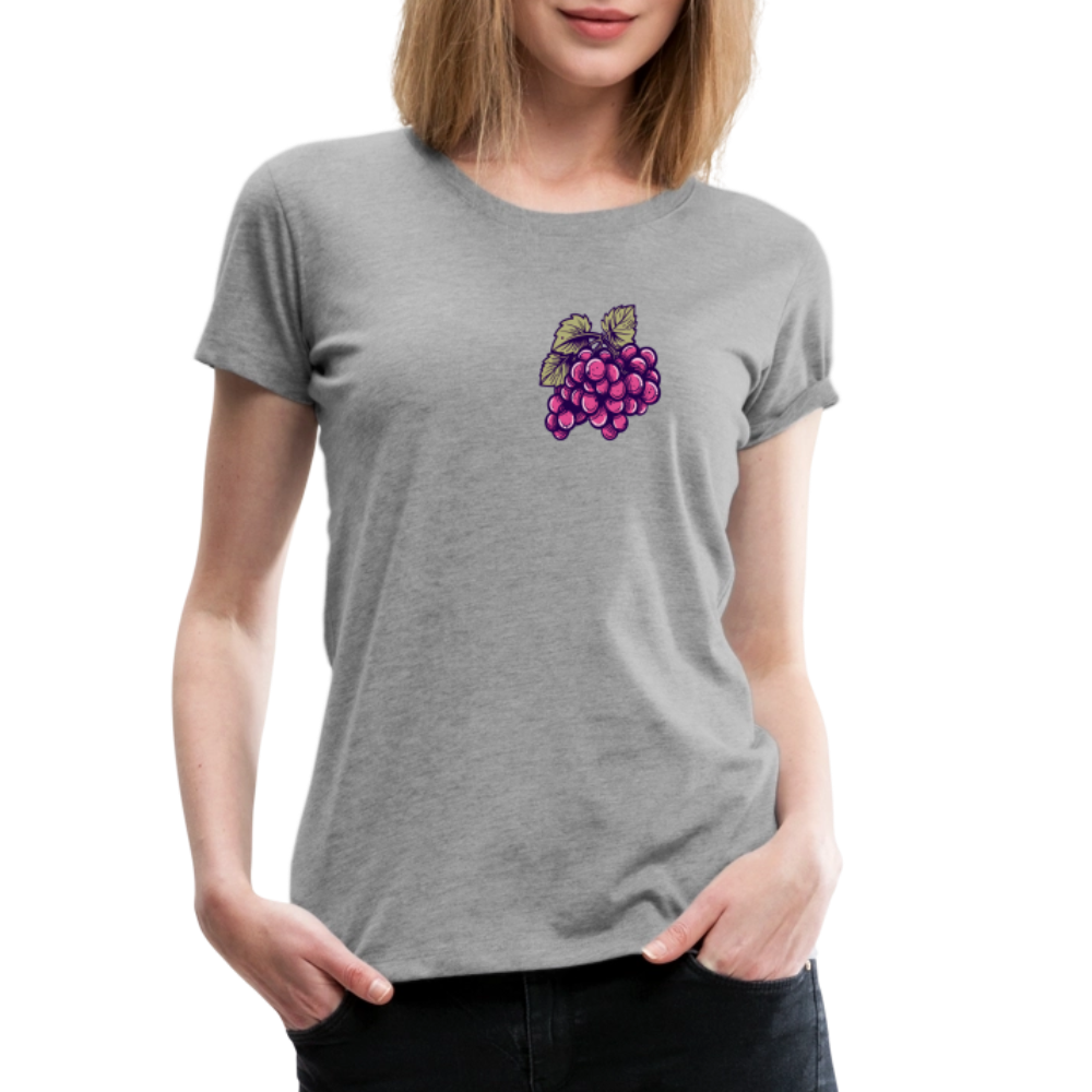 GrapeShirt (Woman) - Grau meliert