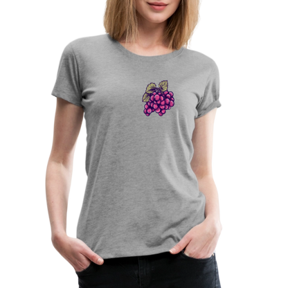 GrapeShirt (Woman) - Grau meliert