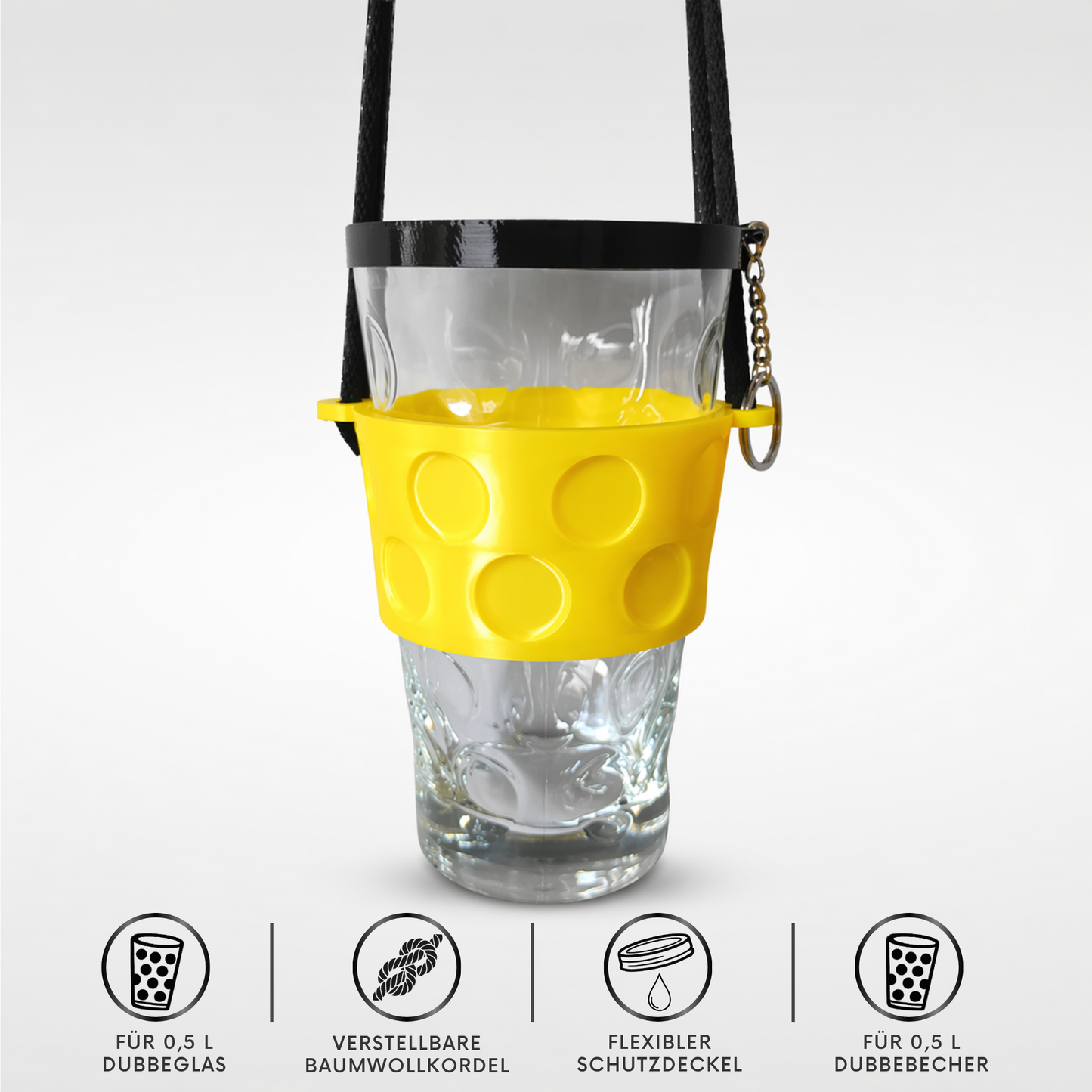 Dubbeglas Halter