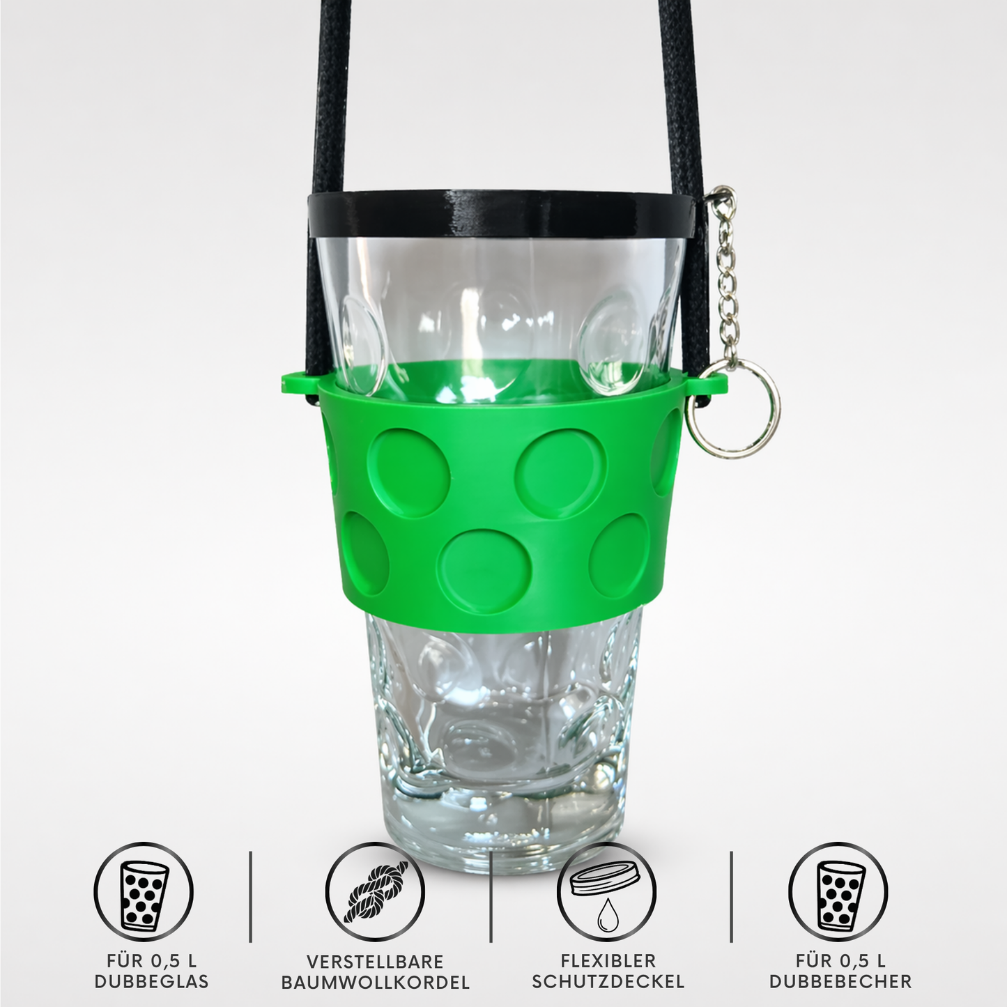 Dubbeglas Halter