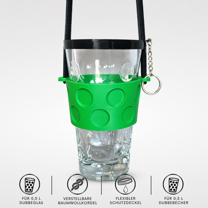 Dubbeglas Halter