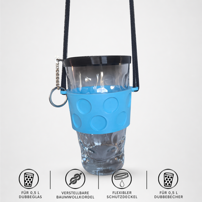 Dubbeglas Halter