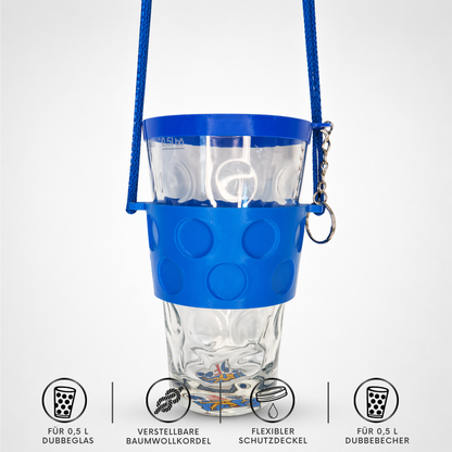 Dubbeglas Halter