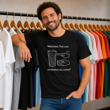 Richtige Schorle – Pfalz Shirt für dunkle Farben