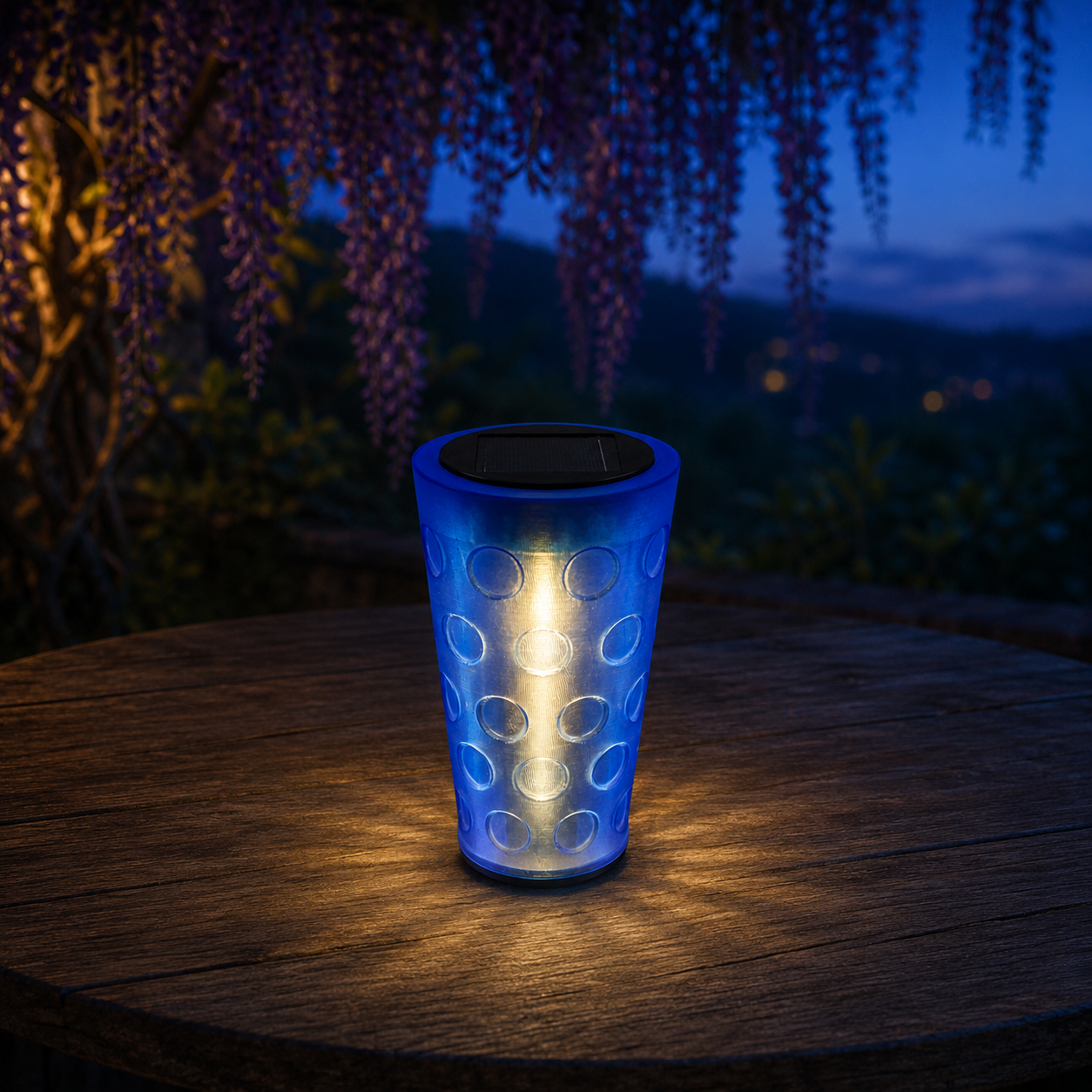 Dubbeglas Solarlampe