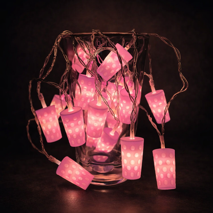 Dubbeglas Lichterkette