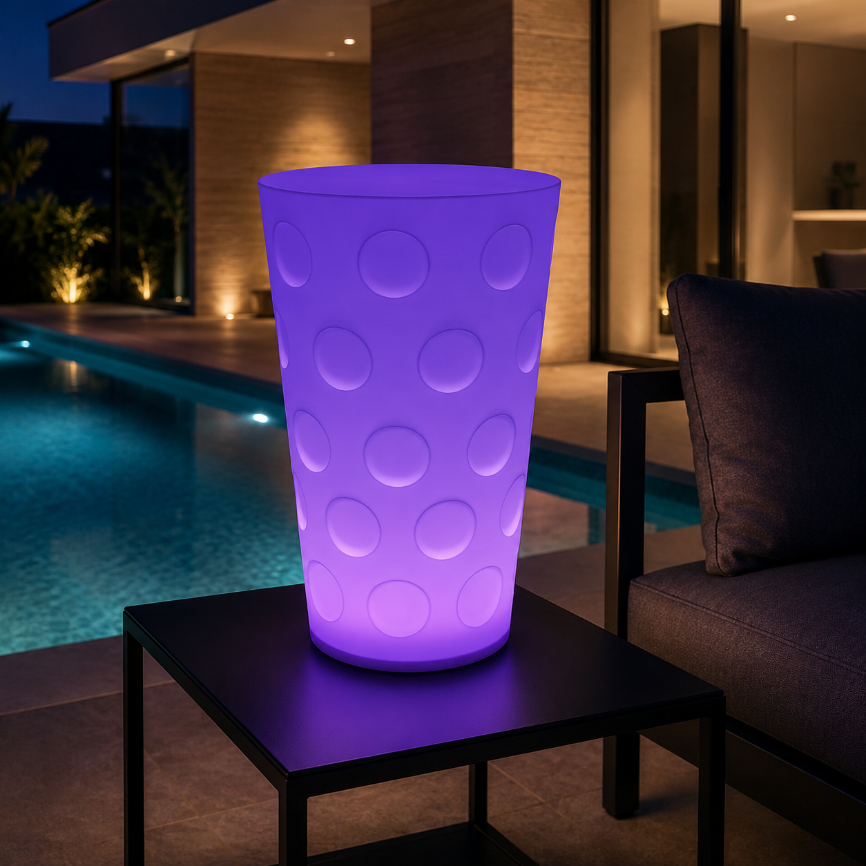 Dubbeglas XXL RGB Lampe – USB und Solar
