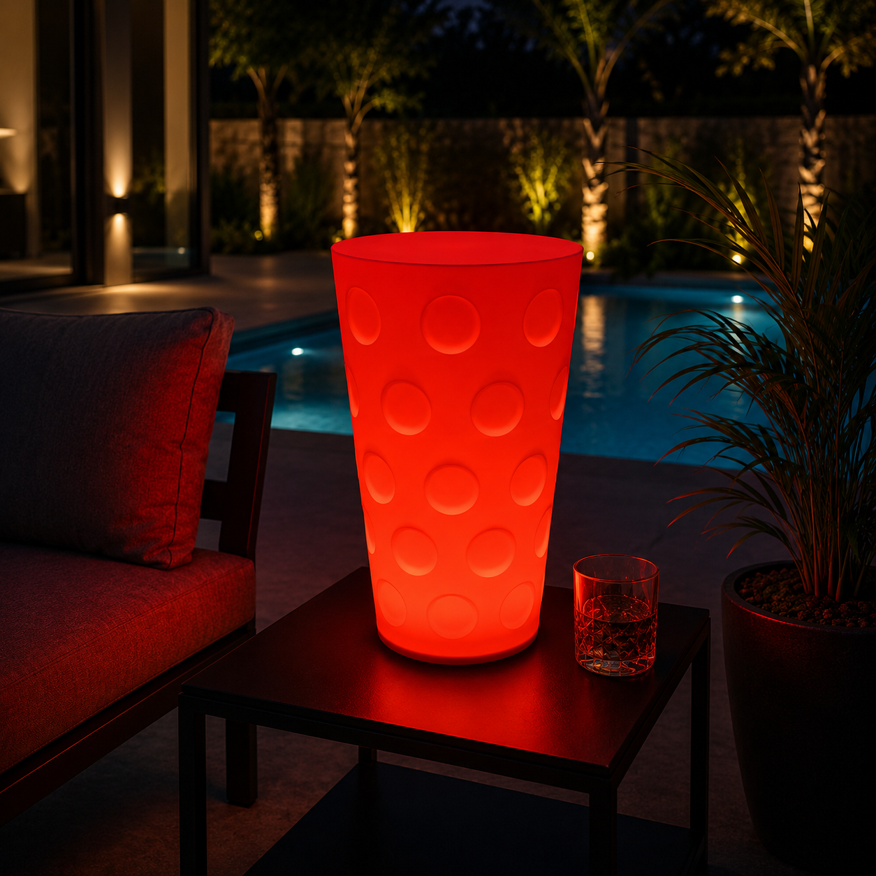 Dubbeglas XXL RGB Lampe – USB und Solar