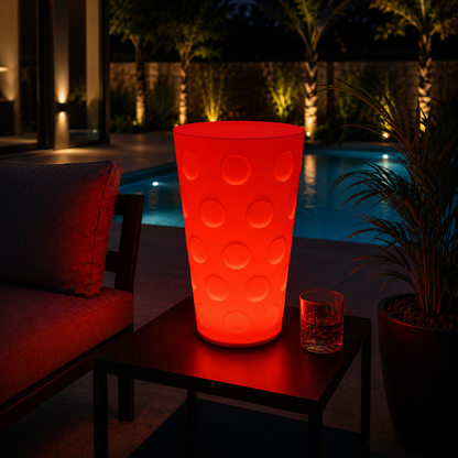 Dubbeglas XXL RGB Lampe – USB und Solar