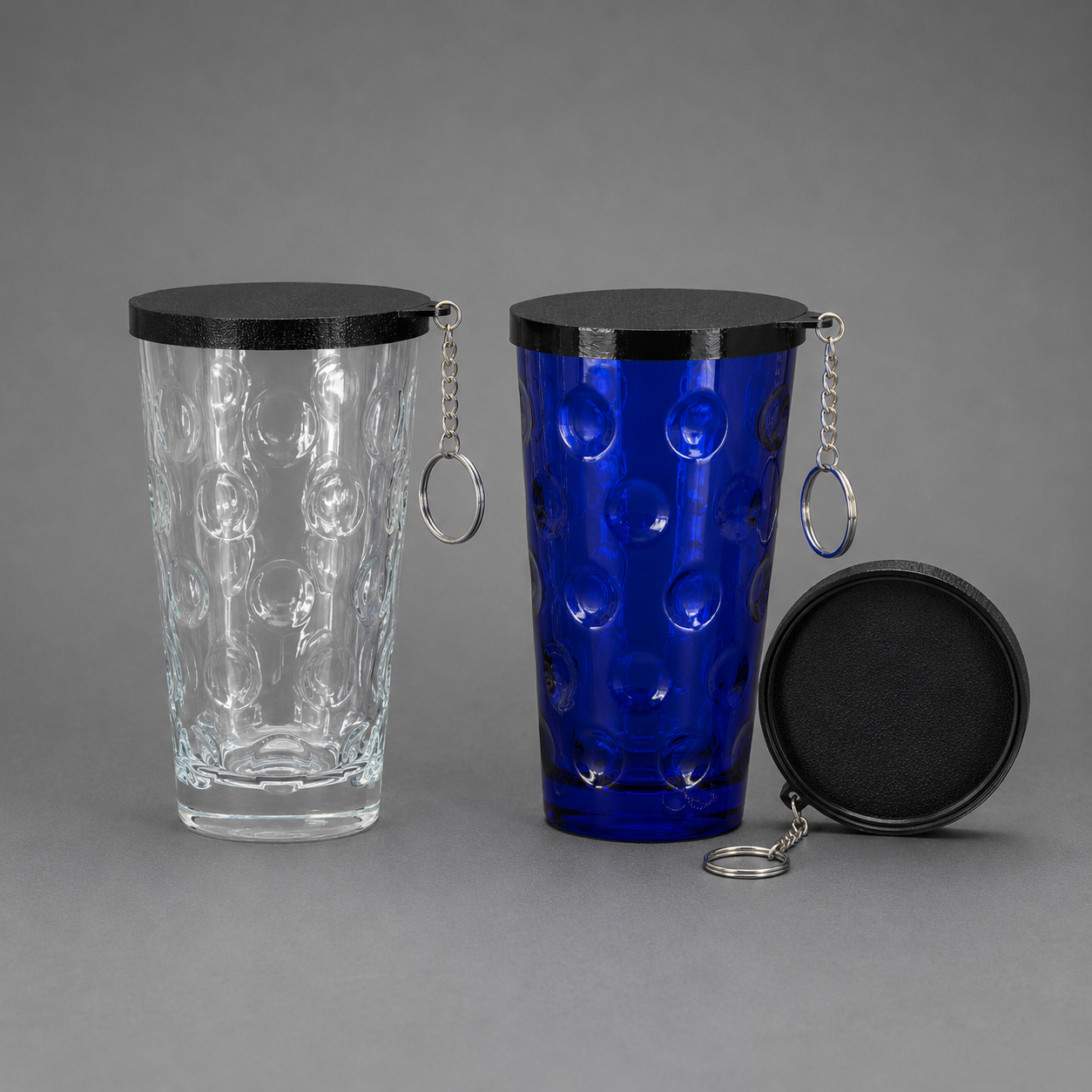 Dubbeglas Deckel mit Schlüsselring | für Dubbeglas, Dubbebecher & Grahl