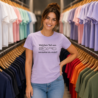 Welchen Teil verstehst du nicht? (woman)