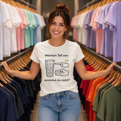 Welchen Teil verstehst du nicht? – Dubbeglas (woman)