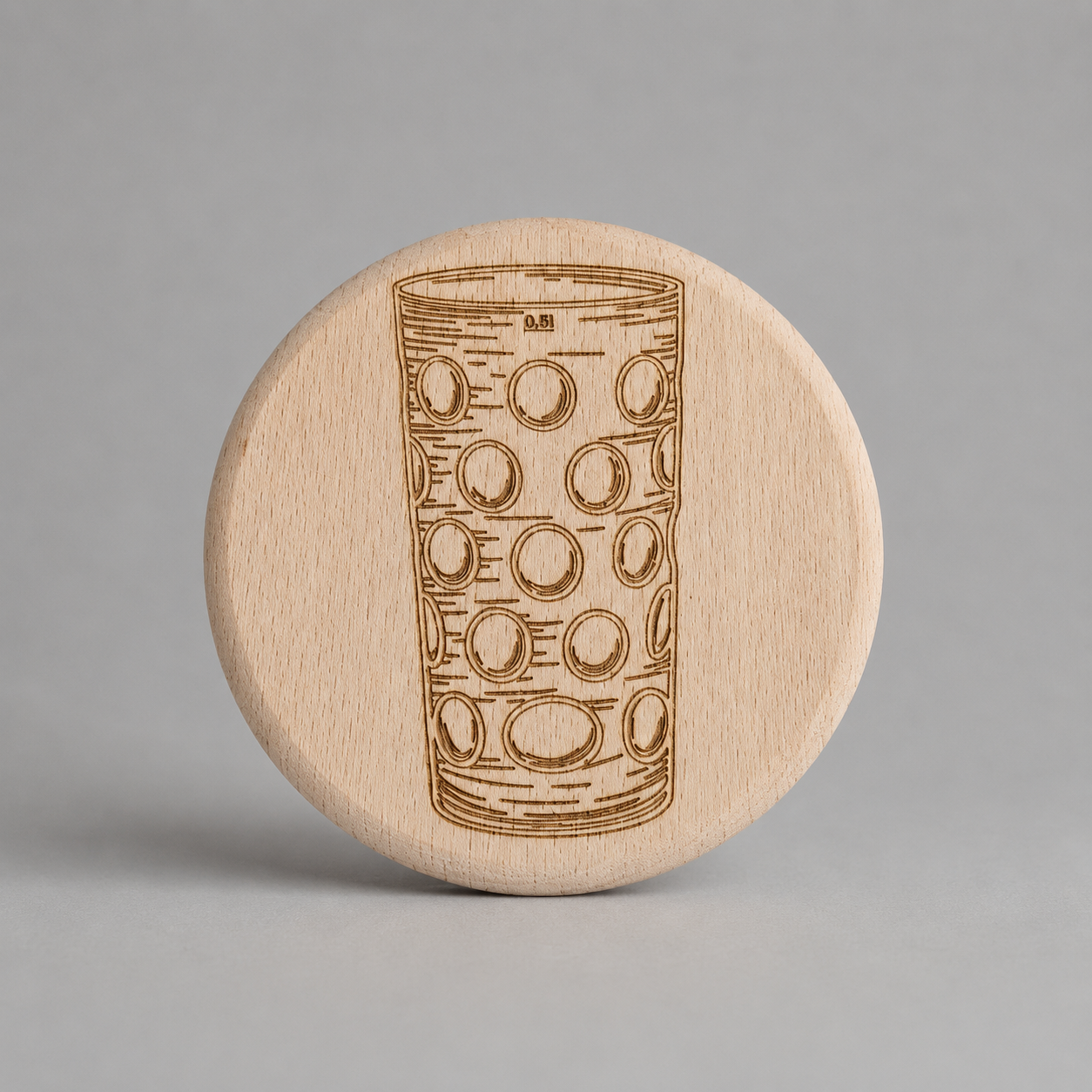 Holzdeckel für Dubbeglas & Trinkgläser