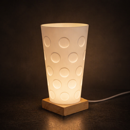 Dubbeglas USB Lampe