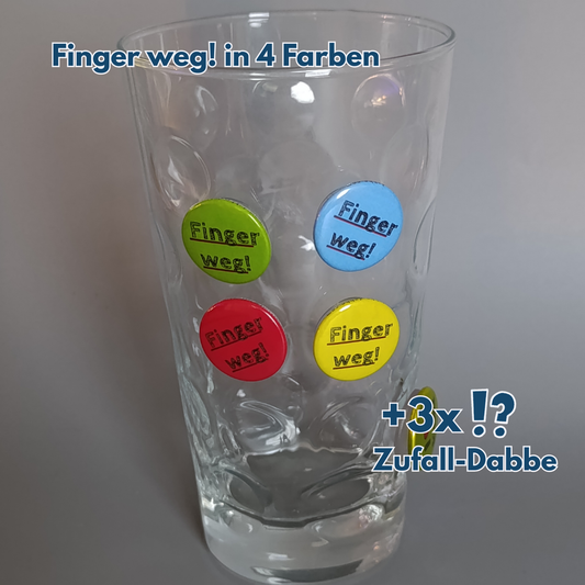 "Finger weg!" 4+3 Dabbe