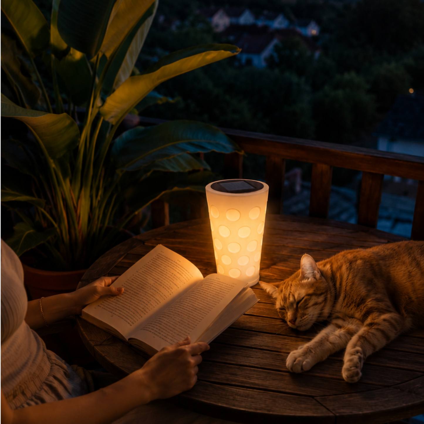 Dubbeglas Solarlampe