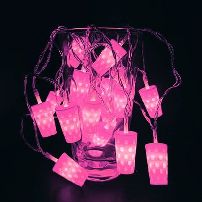 Dubbeglas Lichterkette