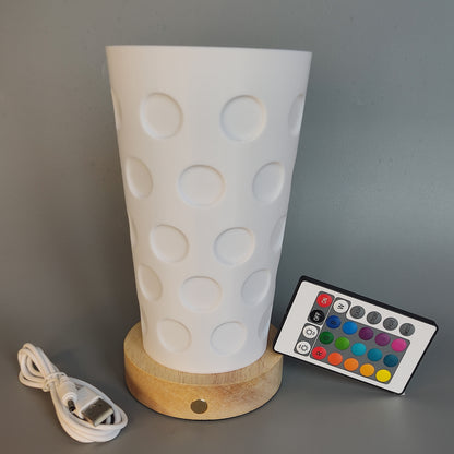 Dubbeglas Lampe