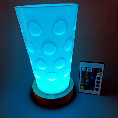 Dubbeglas Lampe