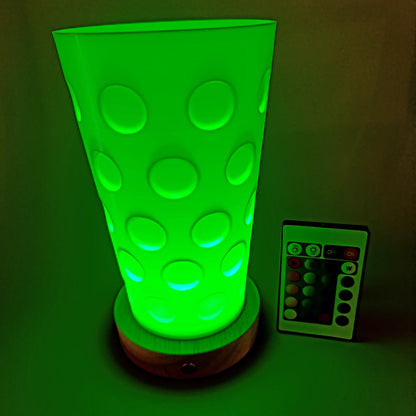 Dubbeglas Lampe