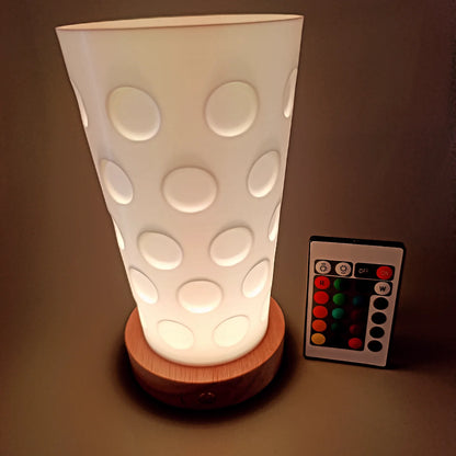 Dubbeglas Lampe