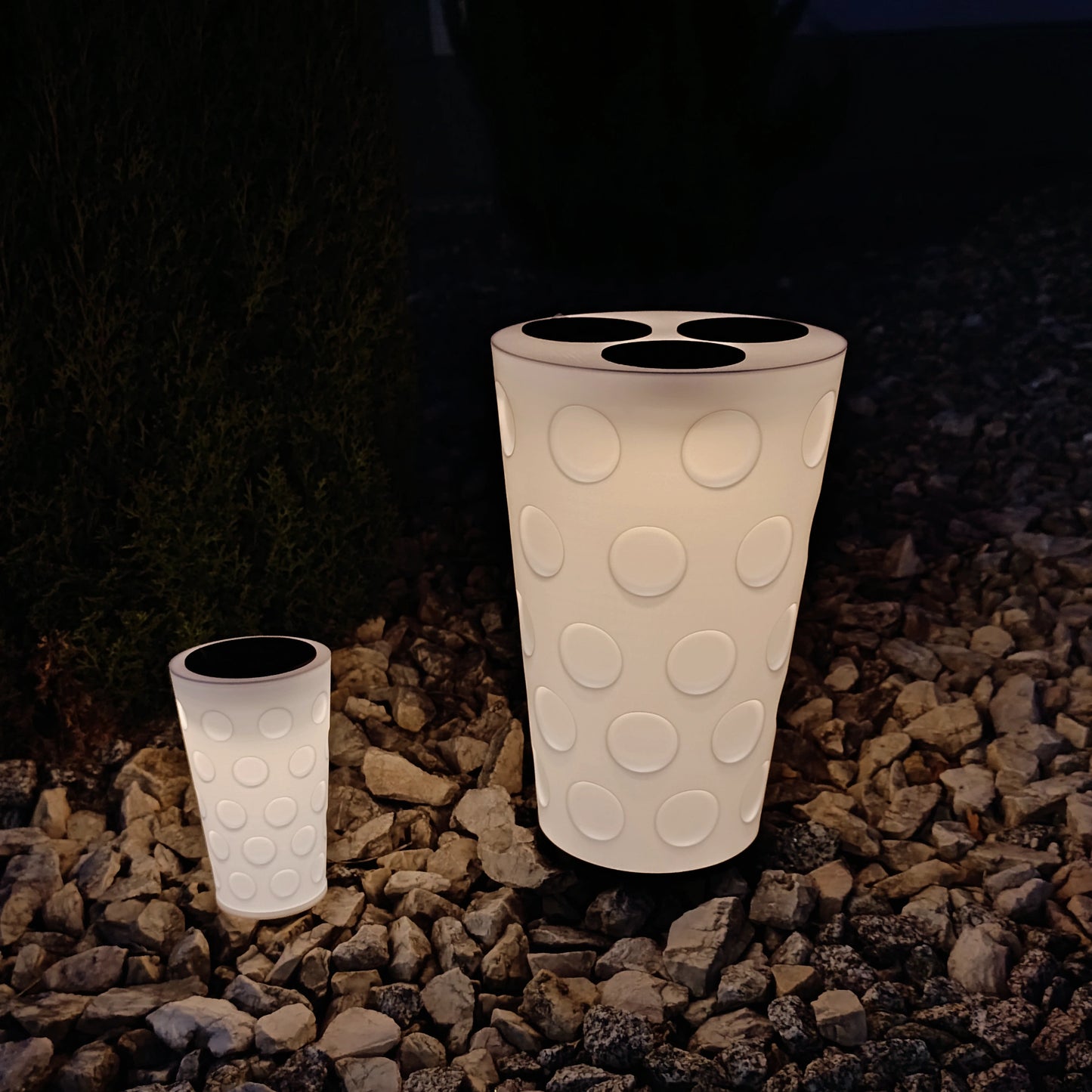 XL Dubbeglas Solarlampe