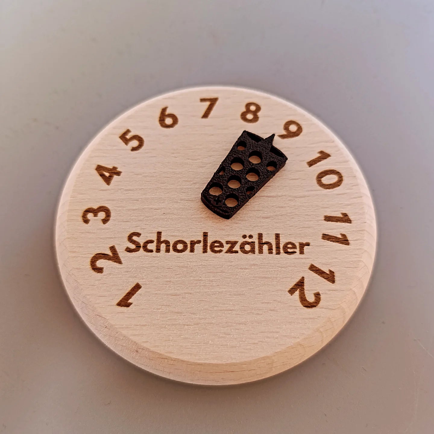"Schorlezähler" Holzdeckel für Gläser