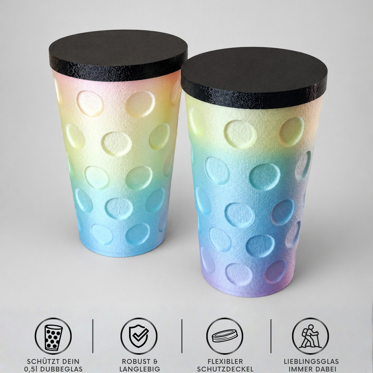 Dubbeglas Transportbox