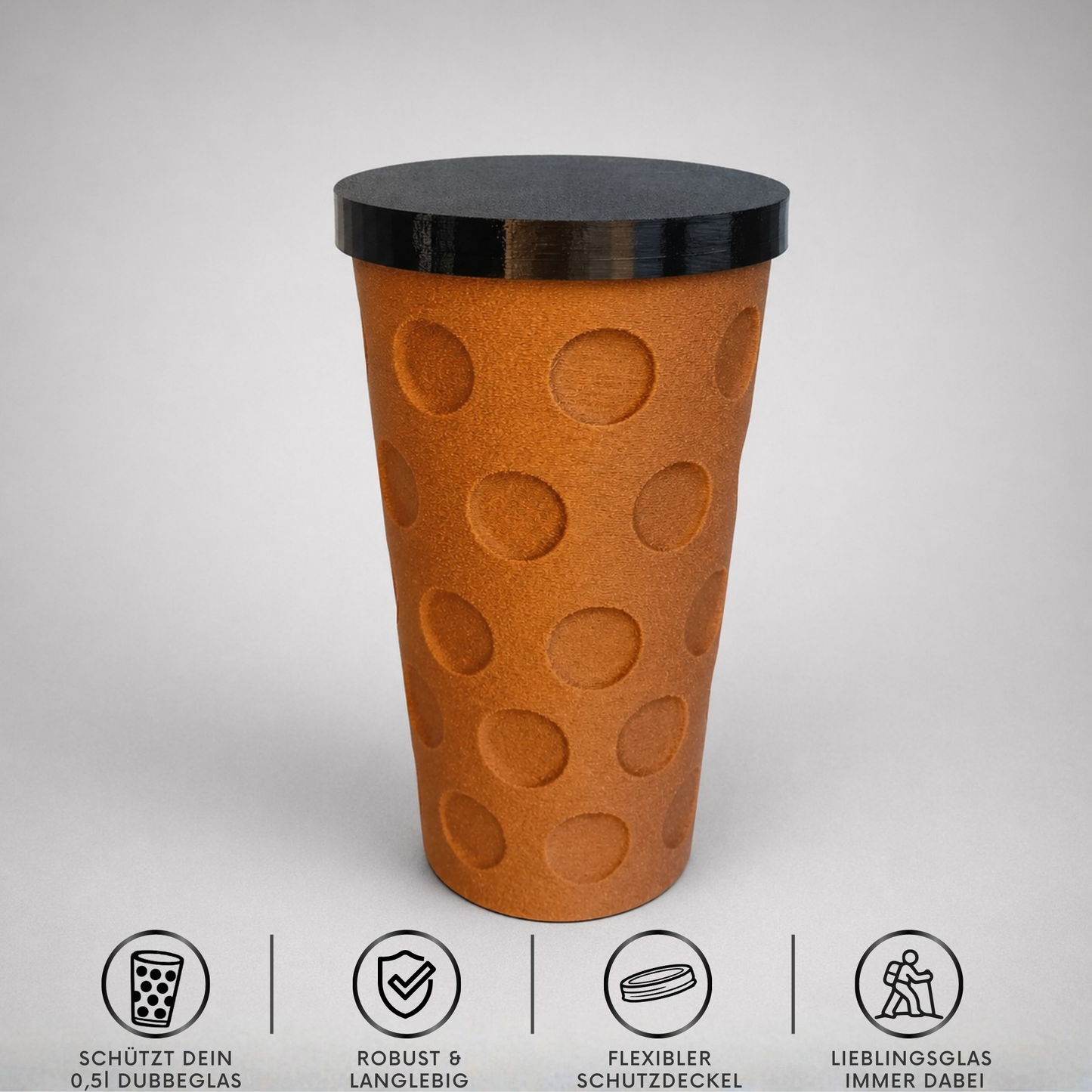 Dubbeglas Transportbox "Wood Edition"