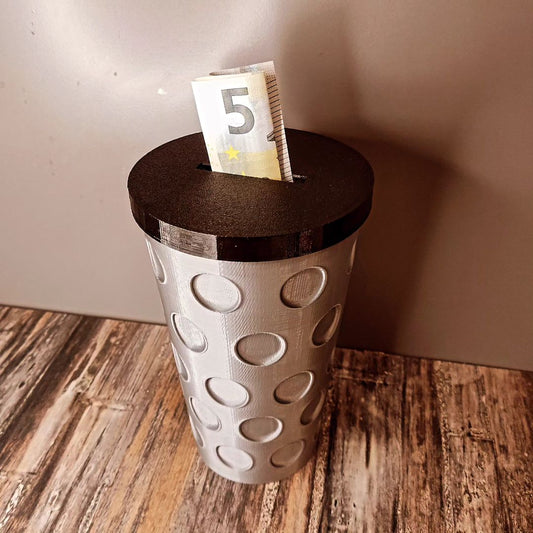 Personalisierte Dubbeglas Spardose | Dubbe-Box