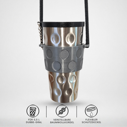 Dubbe-Gral-Halter für Dubbegläser auf einem Weinfest