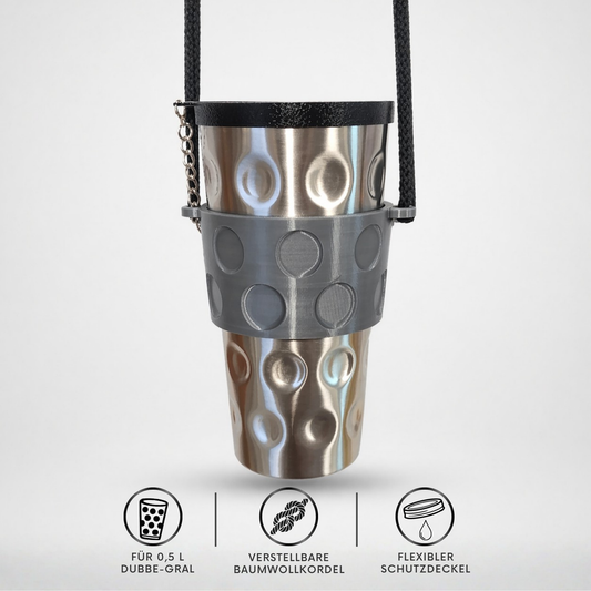 Dubbe-Gral-Halter für Dubbegläser auf einem Weinfest