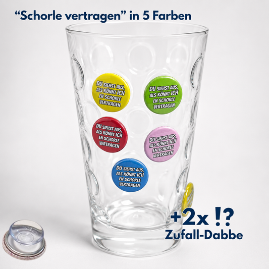 Individuelle Dubbe Dabbe für Weinfest und Rieslingschorle