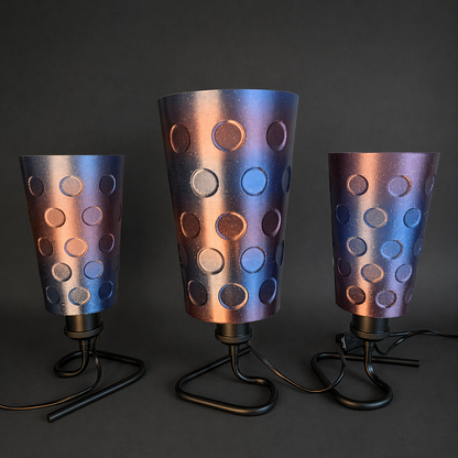 Besondere Dubbeglas Designerlampe als Geschenk aus der Pfalz
