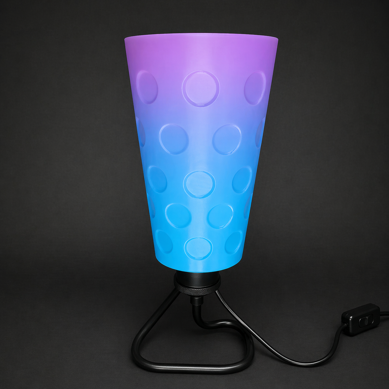 Einzigartige Dubbeglas Lampe als Pfälzer Deko Unikat