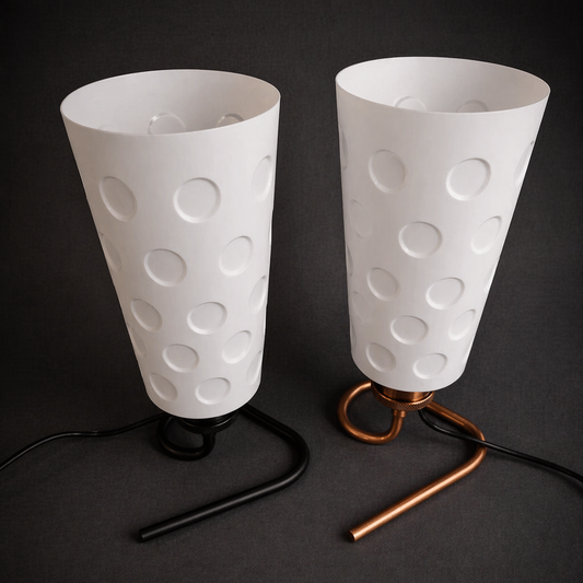 Dubbeglas Lampe als Pfälzer Deko mit warmem Licht