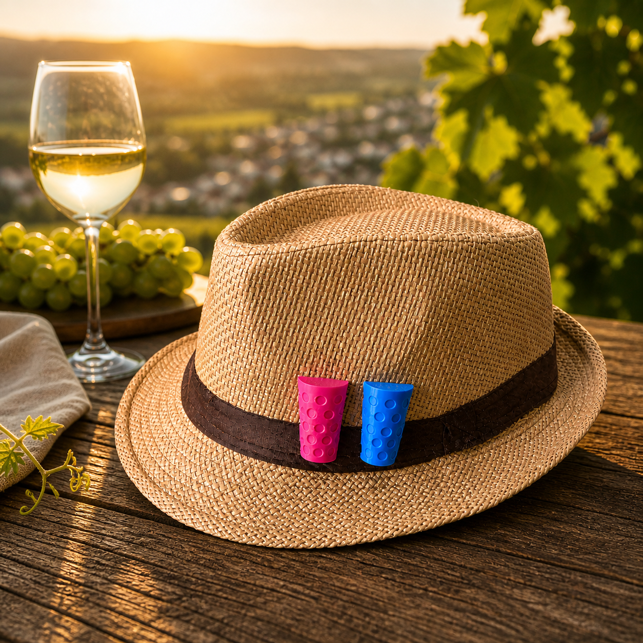 Dubbeglas Pin als Pfälzer Weinfest Accessoire