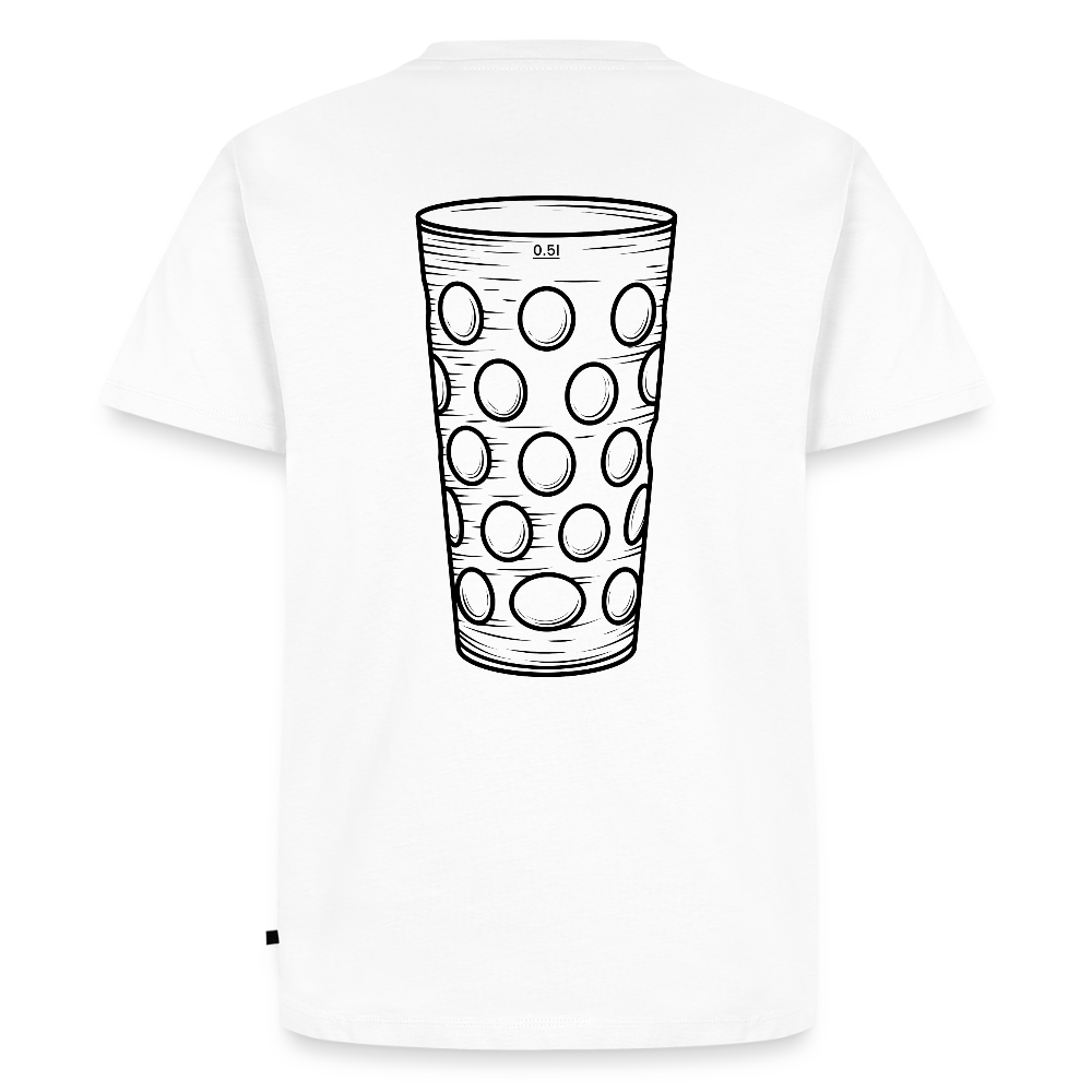 T-Shirt mit Dubbeglas Motiv und typischen Dubben auf dem Rücken