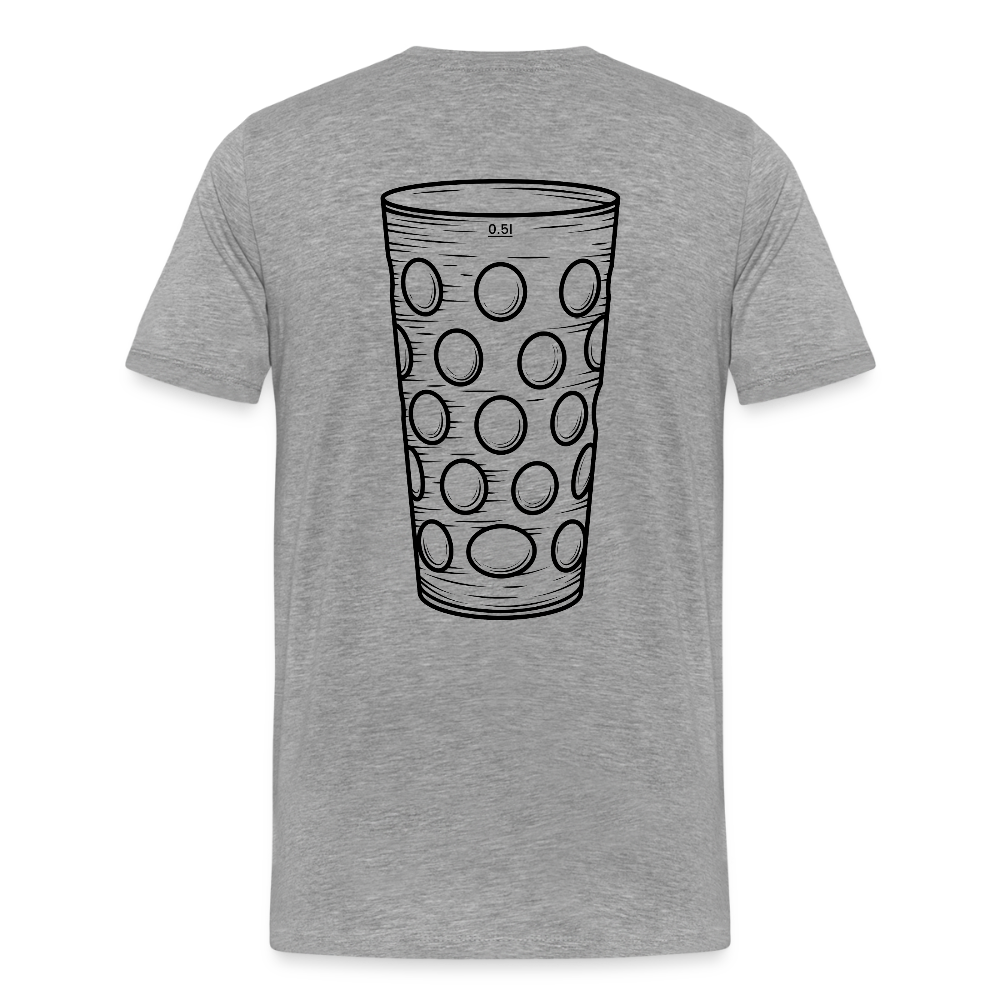 Dubbeglas Shirt mit stilvollem Dubbeglas Motiv auf dem Rücken