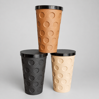 Dubbeglas Transportbox Wood Edition mit Holzoptik