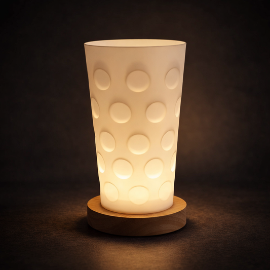 Dubbeglas USB Lampe als Pfälzer Deko mit warmem Licht