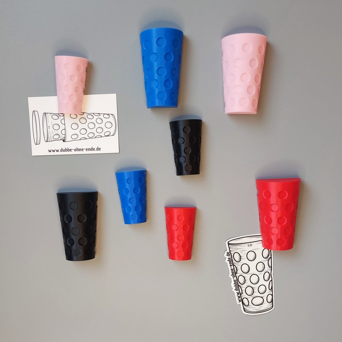 Dubbeglas Wipp Magnete als Pfälzer Kühlschrank Deko