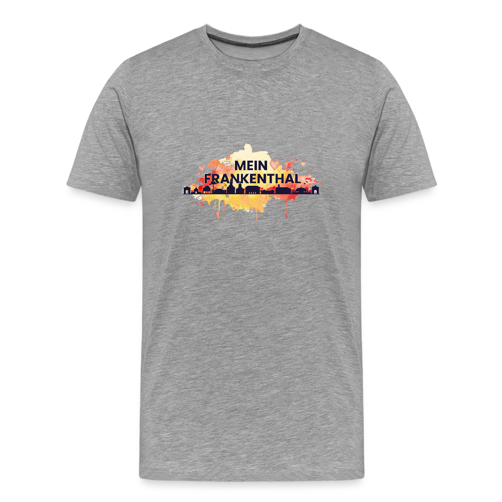 Herren Shirt mit Frankenthal Schriftzug und bunter Skyline