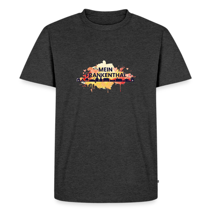 Herren Shirt mit farbiger Frankenthal Skyline im Aquarellstil