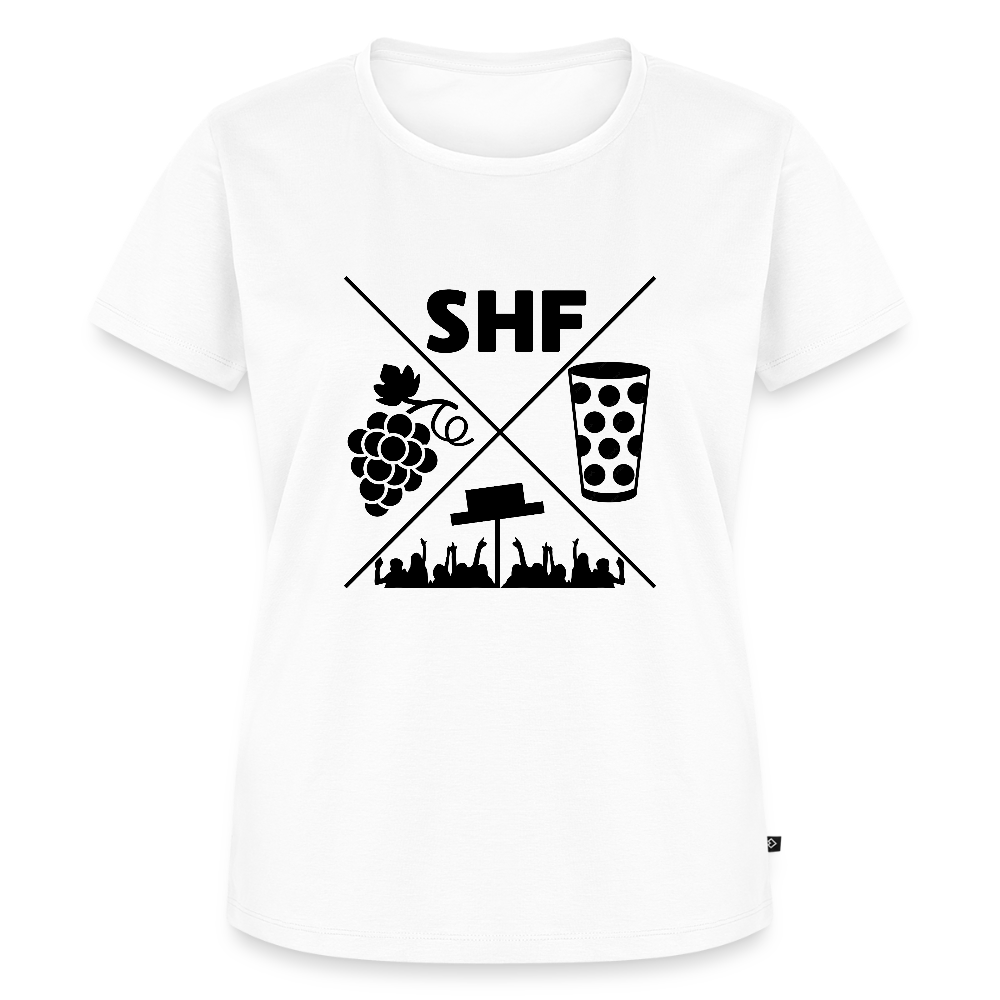 Damen T-Shirt mit Motiv zum Strohhutfest in Frankenthal