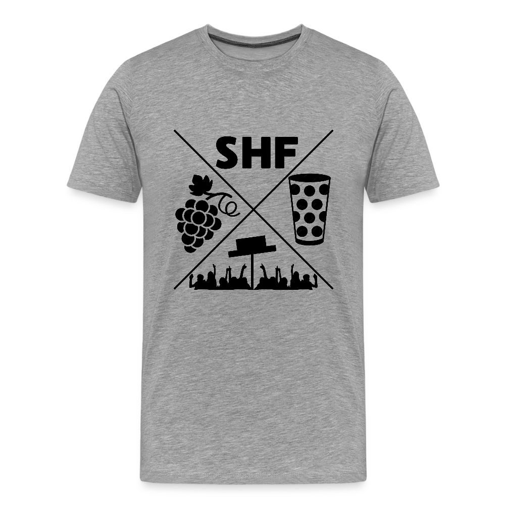 Herren T-Shirt mit Motiv zum Strohhutfest in Frankenthal