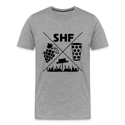 Herren T-Shirt mit Motiv zum Strohhutfest in Frankenthal