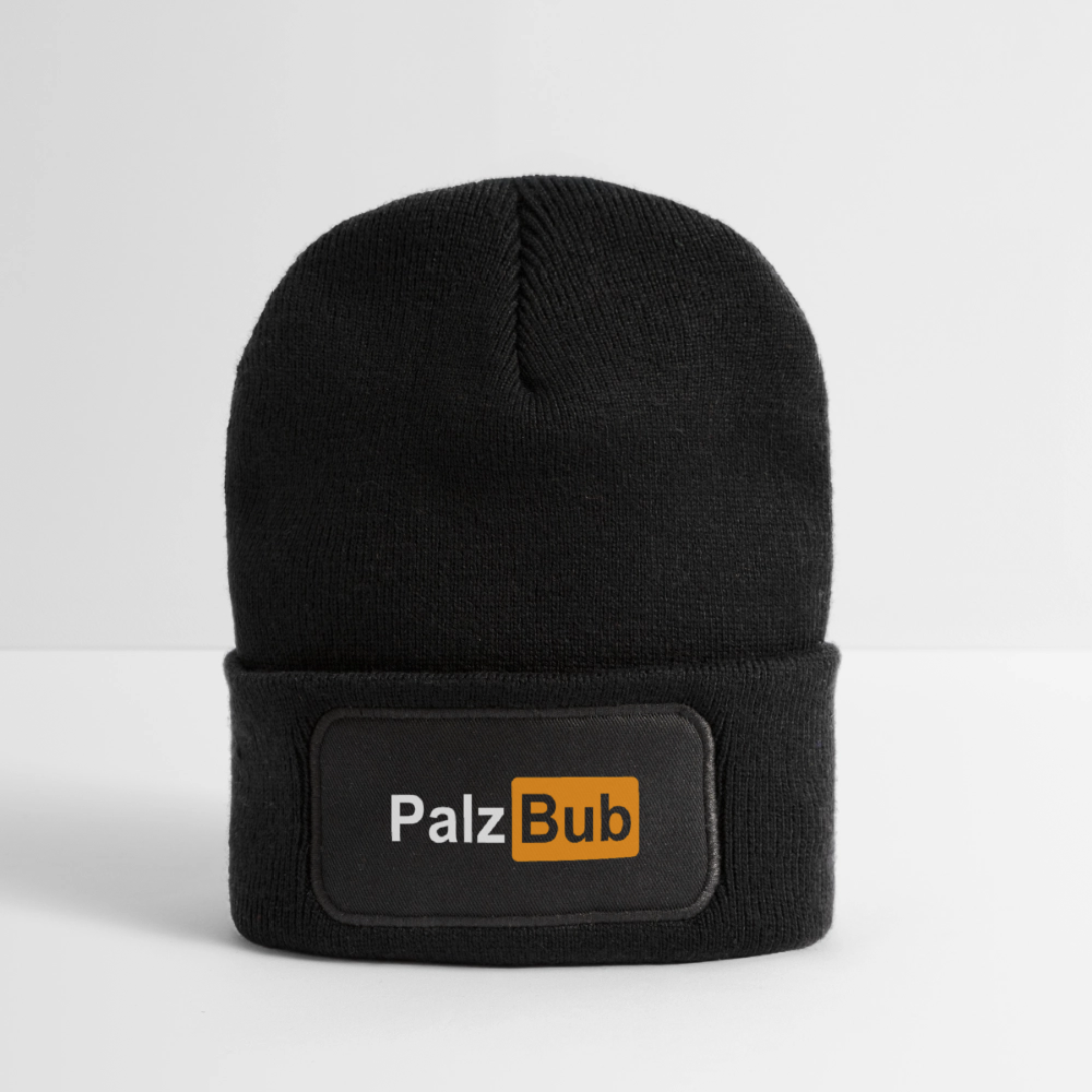 Warme Beanie Mütze mit Palz Bub Schriftzug